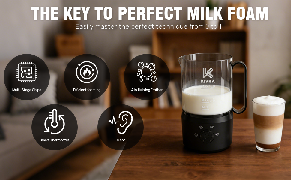 Milk frother and steamer