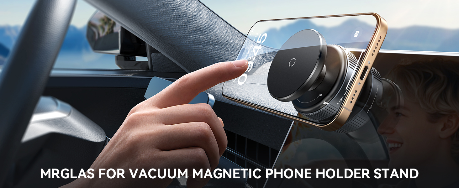 360° Vacuum Magnetic Phone Holder Stand