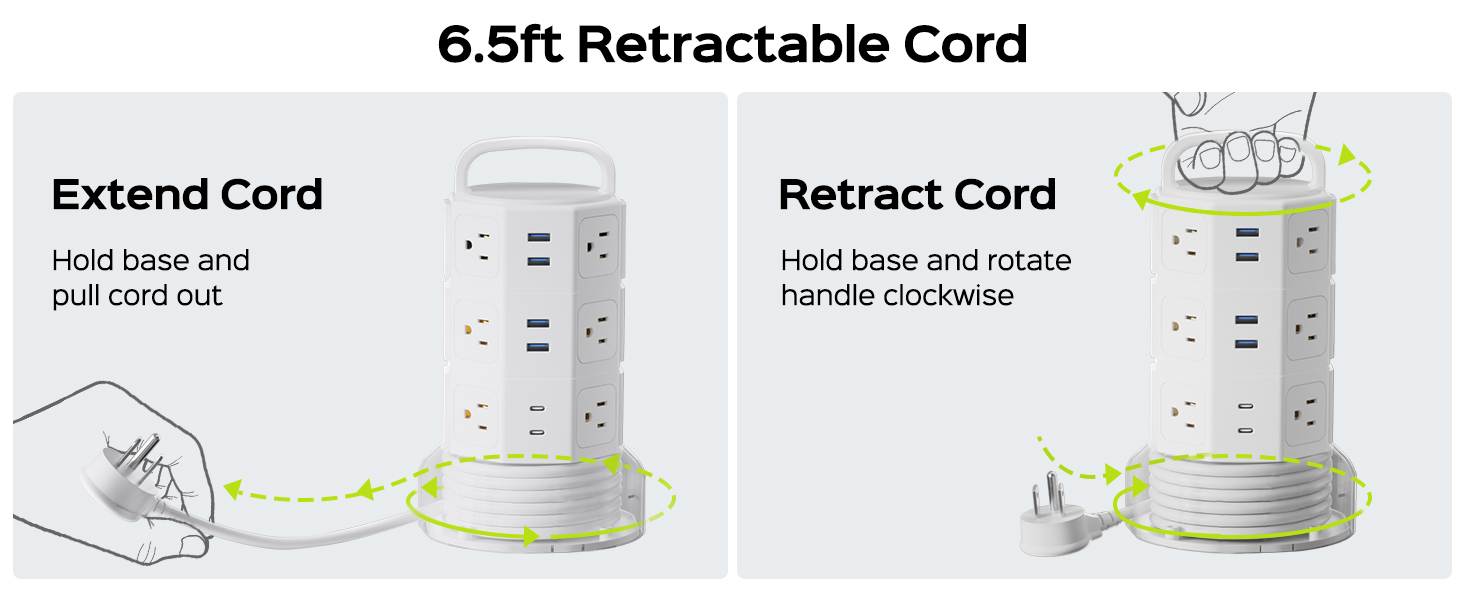 extension cord with multiple outlets