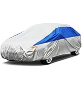 GUNHYI Car Cover Waterproof All Weather for Automobiles, Outdoor Full Car Cover Snowproof Windpro...