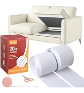 20Ft *4 Inch Hook and Loop Tape with Adhesive Back, Heavy Duty Double Sided Adhesive Strips, Stro...