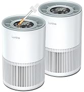 2 Pack Air Purifiers for Home Large Room up to 1200ft², LUNINO Air Purifier for Bedroom with H13 ...