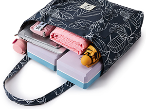 yoga mat and towel bag