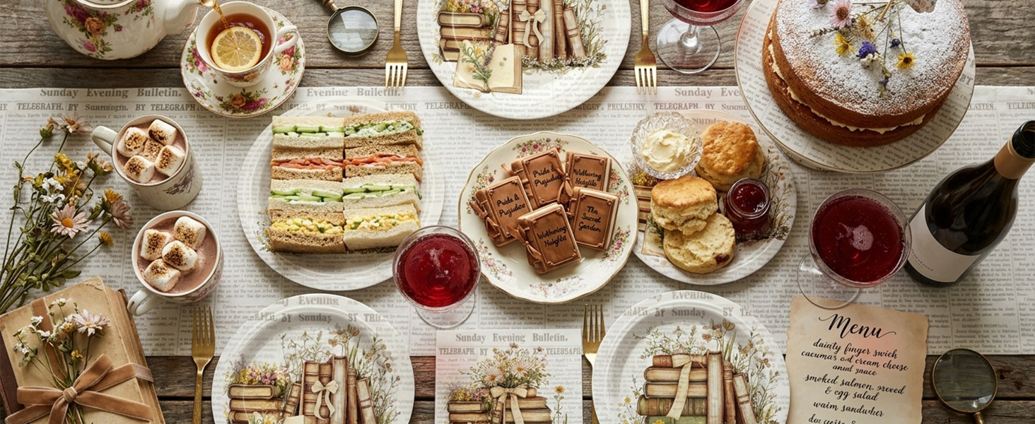 Disposable Paper Plates Napkins and Forks