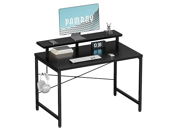 black desk