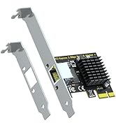 GLOTRENDS LE8105 2.5Gb Network Card for Desktop PC/Server, RJ45 Port, 2500/1000/100Mbps Speed