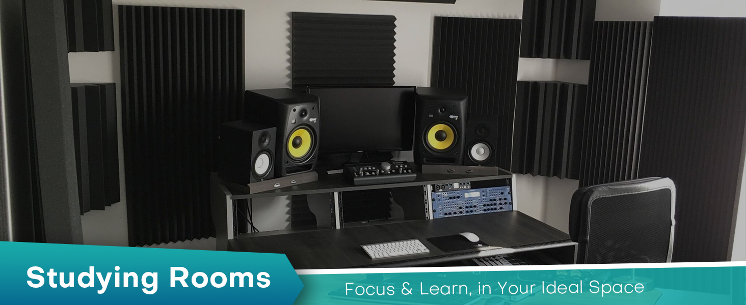 Sound proof foam panels for walls acoustic foam panels acoustic panels sound absorbing