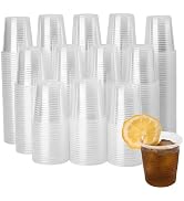 YEEHAW 5 oz Plastic Cups, 500 Pack - Clear Disposable Drinking Cups | for Cold Beverages | Ideal ...