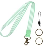 YANTHKEY Lanyards for ID Badges &amp; Keys, Long Neck Teacher Lanyard for Women Men, Keychain Lanyard...