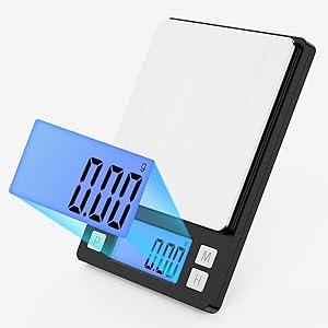 BOMATA 0.01g/1kg Upgraded Small Precise Jewelry Scale,