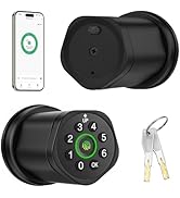 Leydebong 4-in-1 Smart Door Lock with Fingerprint and Keypad - Keyless Entry Electronic Lock with...