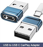 for iPhone 15 Cable Connector for Car CarPlay, USB to USB-C OTG Adapter USB2.0 Data for iPhone 16...