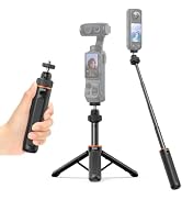 VRIG 15.7"/40cm Mini Tripod for Insta360 Luna Ultra X5 X4/ DJI OSMO Pocket3 4 Xtra Muse Extendabl...