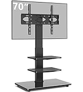 Rfiver Swivel Floor TV Stand with VESA Mount for 32 39 40 43 49 50 55 60 65 70 Inch Flat Screens/...