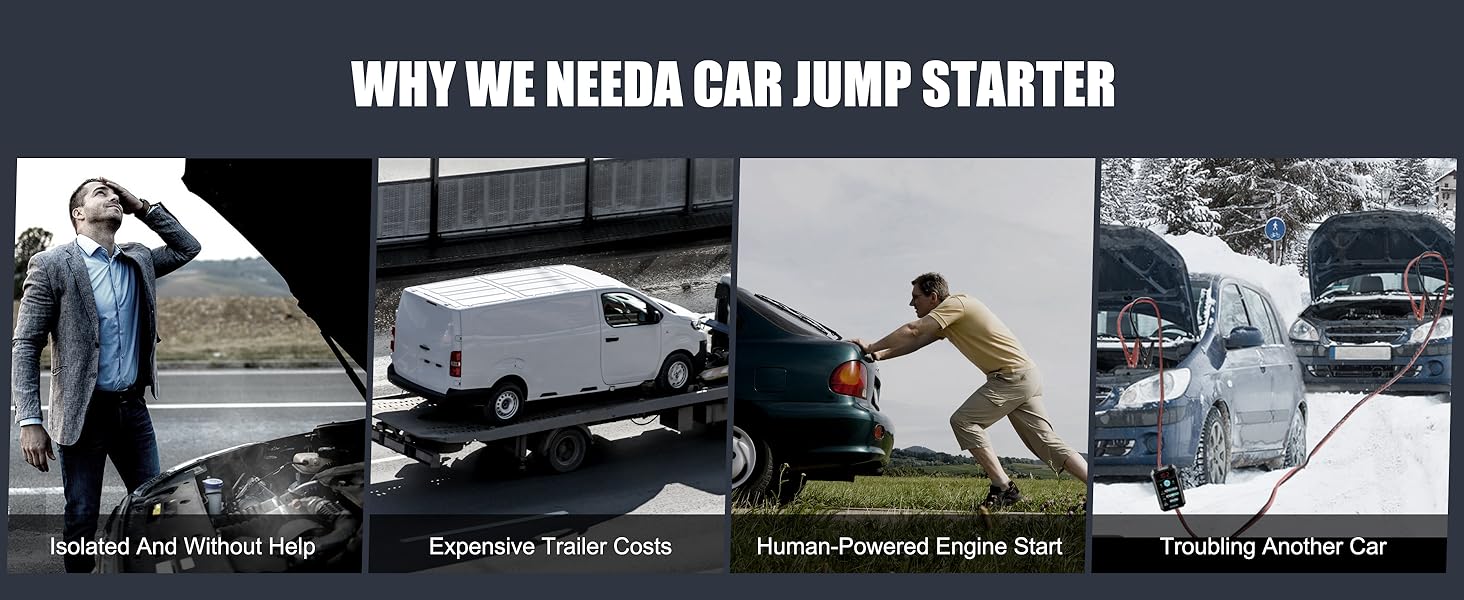 car battery charger jump starter