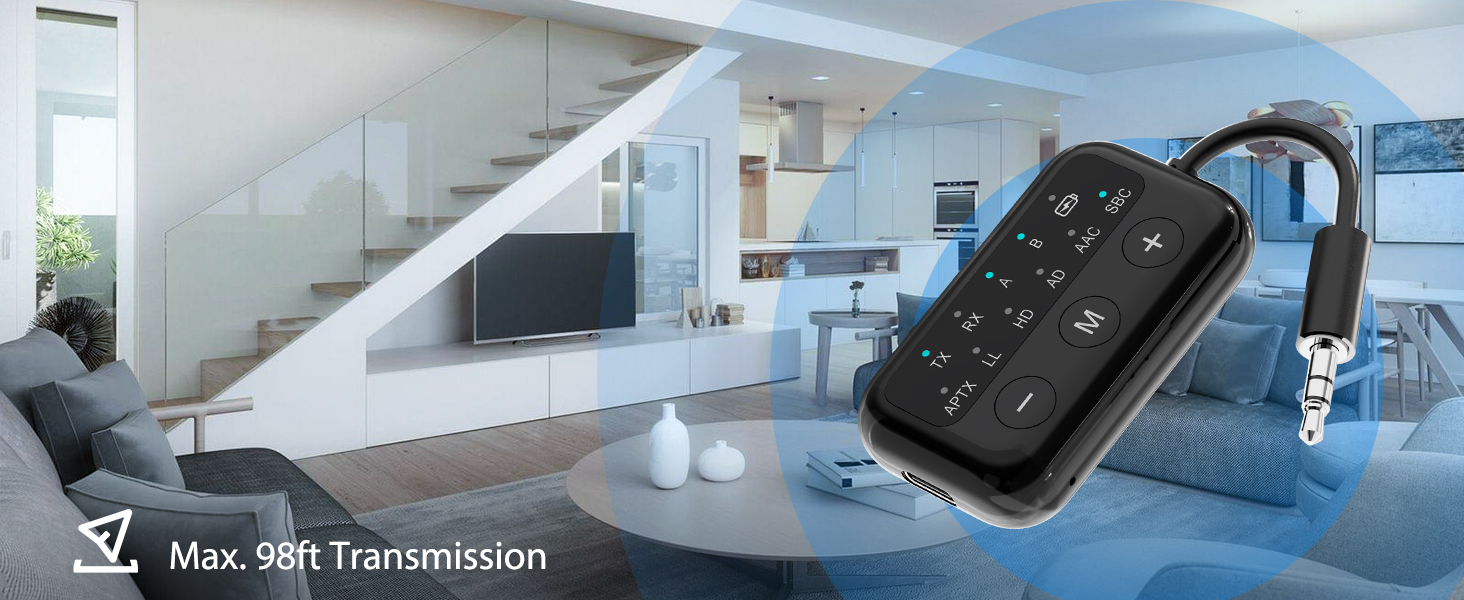 Bluetooth Audio Transmitter Receiver