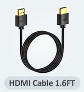 Senetem Slim HDMI Cable 1.6 ft, High Speed (4K@60Hz, 18Gbps), HDMI 2.0 Cord, Thin, Low-Profile Go...