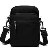 Lohol Small Messenger Bag for Men Women, Water Resistant Adjustable Crossbody Sling bag Purse for...