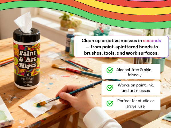 Art &amp; Paint Wipes