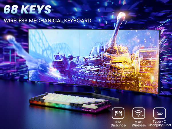 wireless gaming keyboard