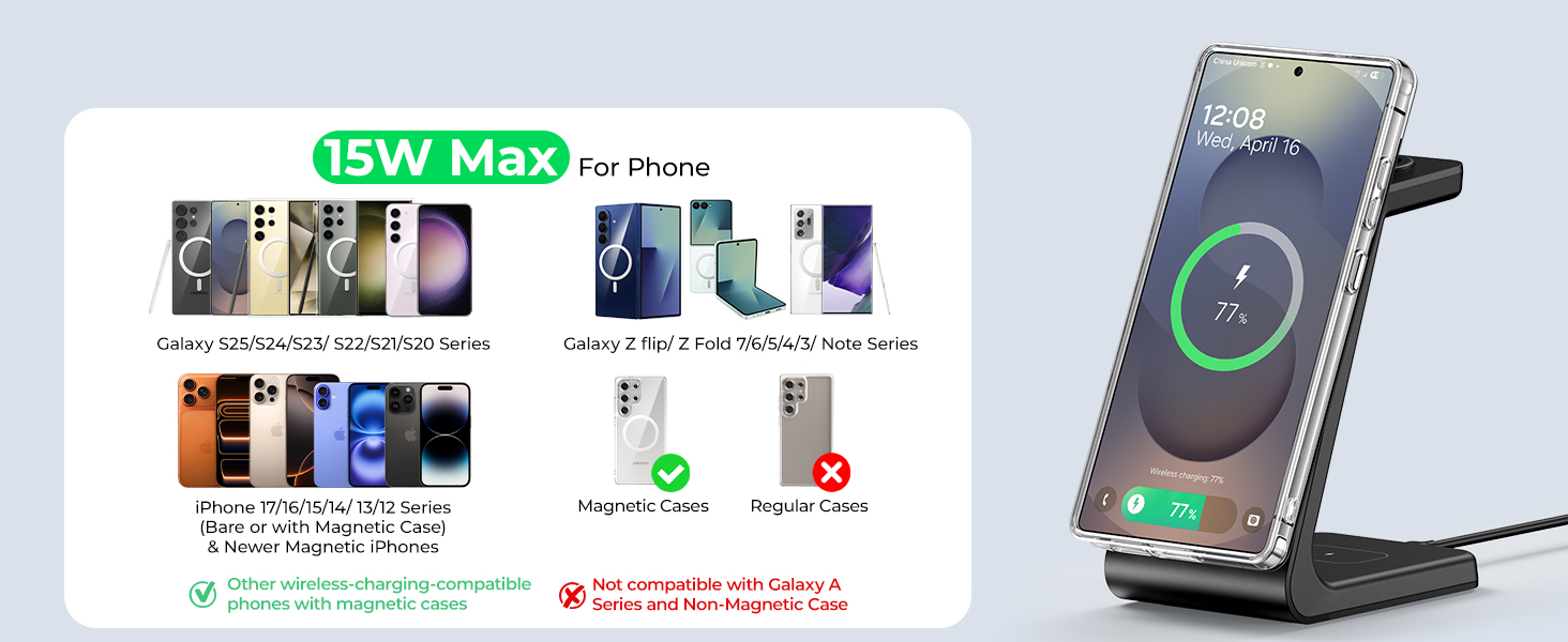 3 in 1 Mag-Safe Charging Station