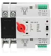 Power Automatic Transfer Switch, 100 amp Manual Transfer Switch 2P Automatic Transfer Switch Back...
