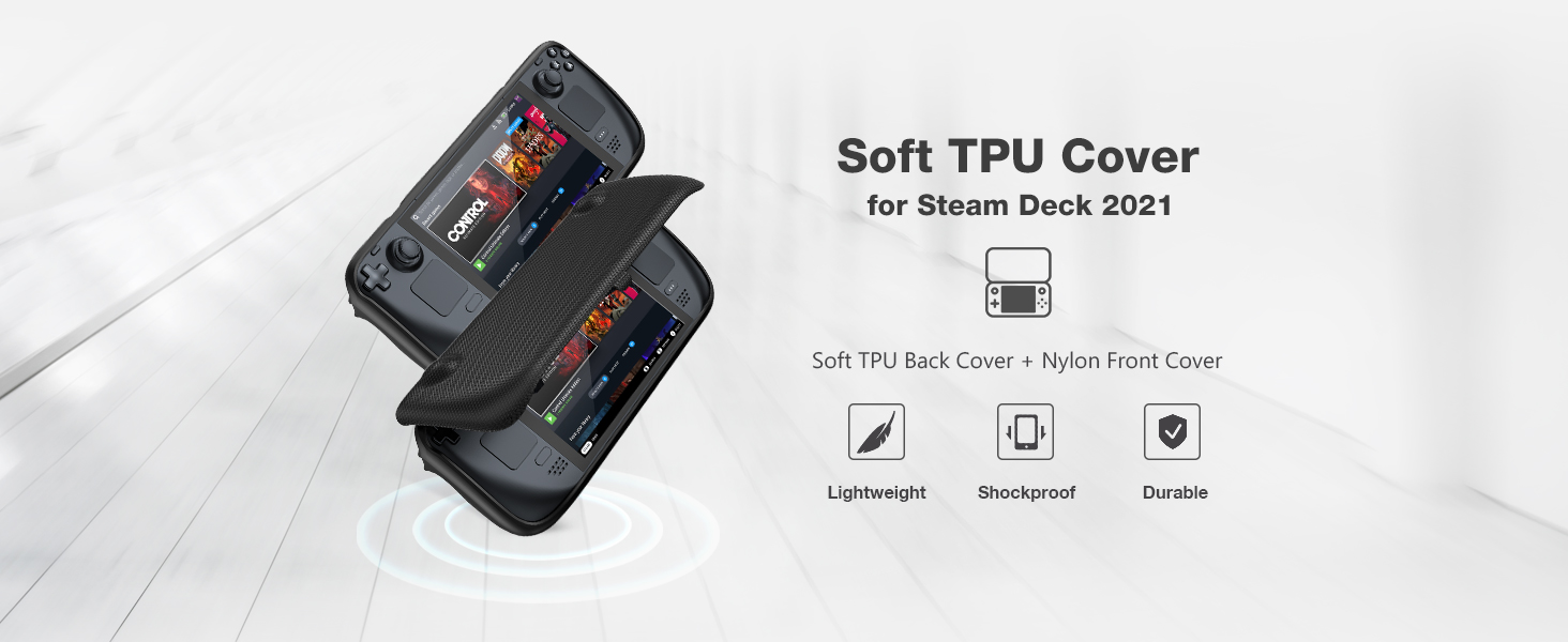 ProCase Flip Case for Steam Deck with Front Cover