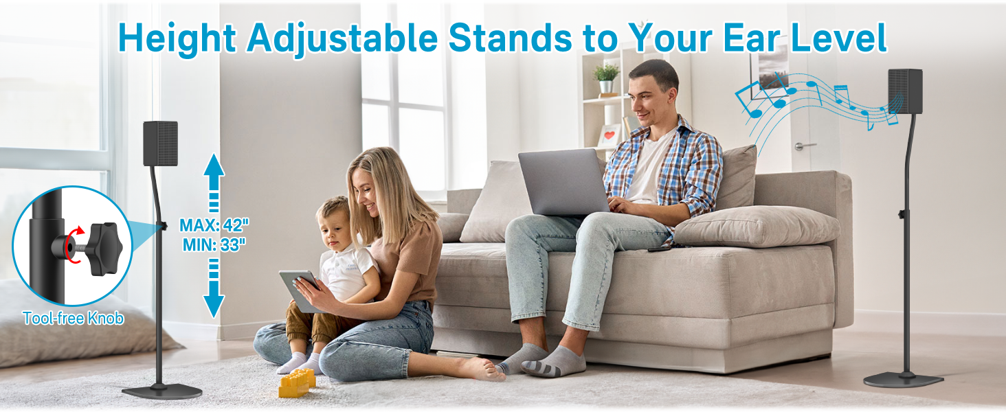 Speaker Stands Pair for Vizio Speaker