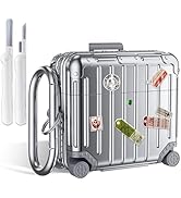 KOREDA Compatible with AirPods 4 Case Cover, Funny Suitcase Design Case for Airpods 4th Generatio...