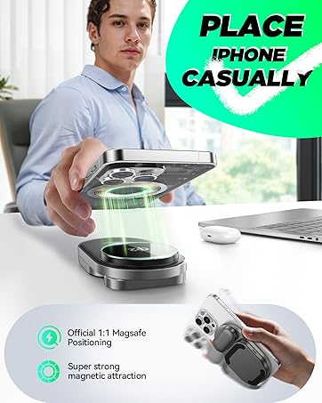 cargador inalámbrico para iphone wireless charging station iphone wireless charger fast charging