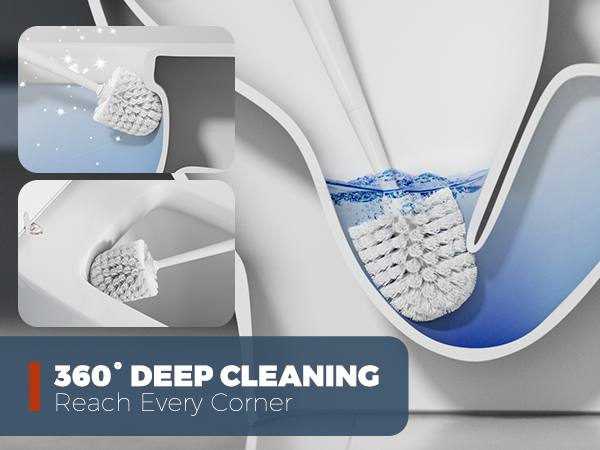 toilet brush and holder set
