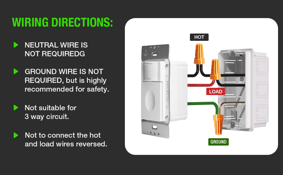 Motion Sensor Light Switch
