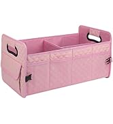 JiatuA Car Trunk Organizer for SUV, Car Storage Organizer Collapsible Multi Compartment Container...