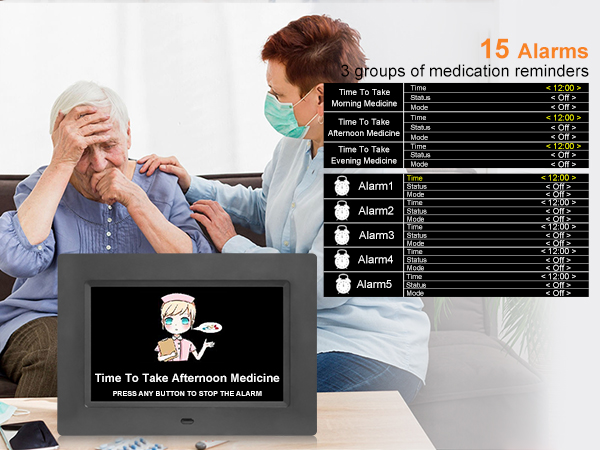 Digital Calendar Dementia Clock