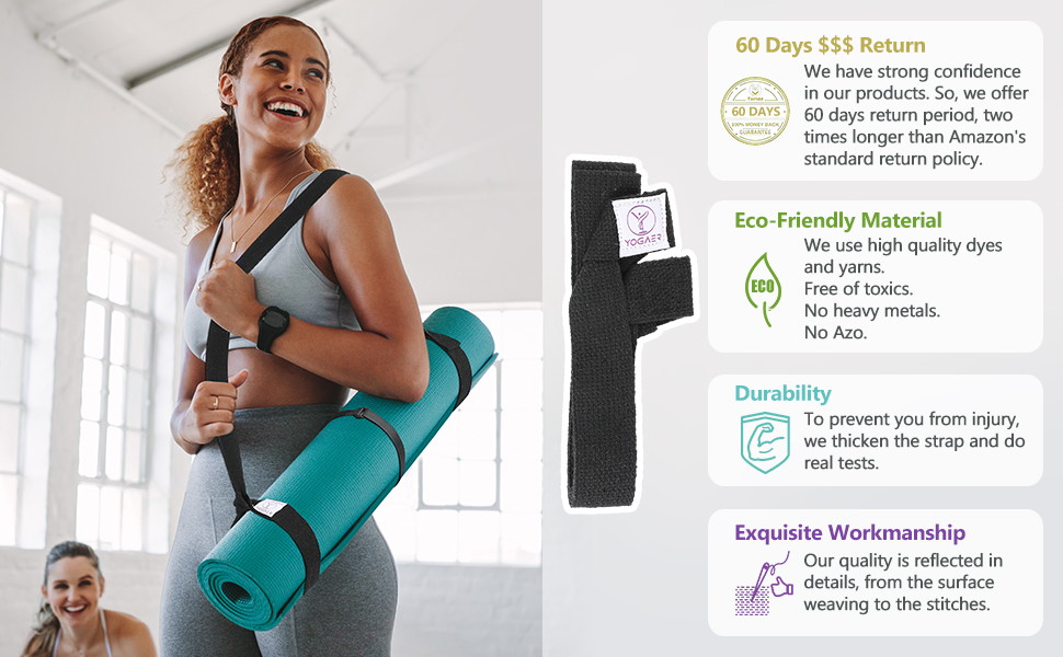 yoga mat straps for carrying