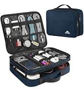 MATEIN Cord Organizer Travel for Men, Large Travel Accessories Changer Case | Portable, Double La...
