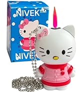 NIVEK Kitty 3D Lighter Pink Flame Lighter Cute Cartoon Kawaii Cat Kitty KT Anime Japanese Open Fl...