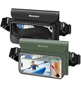 Niveaya IP68 Waterproof Fanny Pack - 2 Pack, Floating Dry Bag Pouch, Phone Waterproof Waist Pouch...