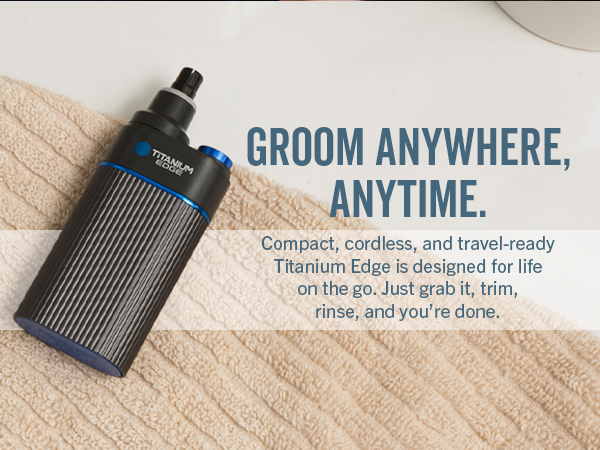 Groom Anywhere, Anytime. Nose Trimmer