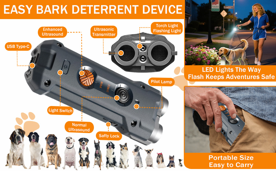 ultrasonic dog bark deterrent