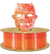 TTYT3D Silk 2 Color in 1 Coextrusion PLA 3D Printing Filament, 1.75mm Dual Color Silk PLA Printer...