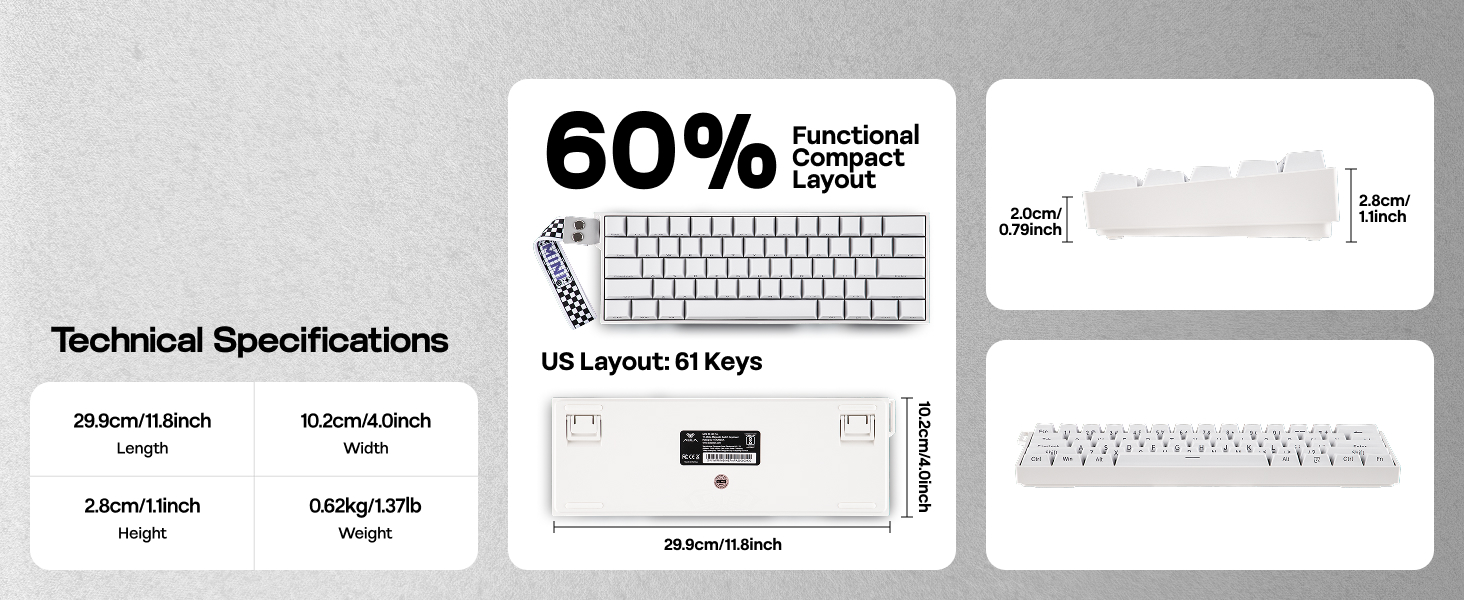 Mini60 HE PRO White