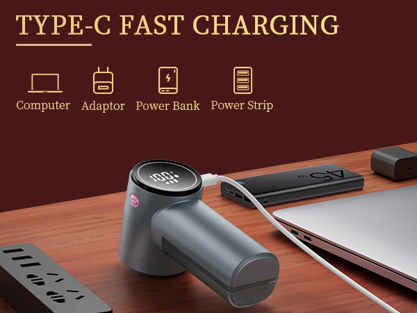 rechargeable fabric shaver