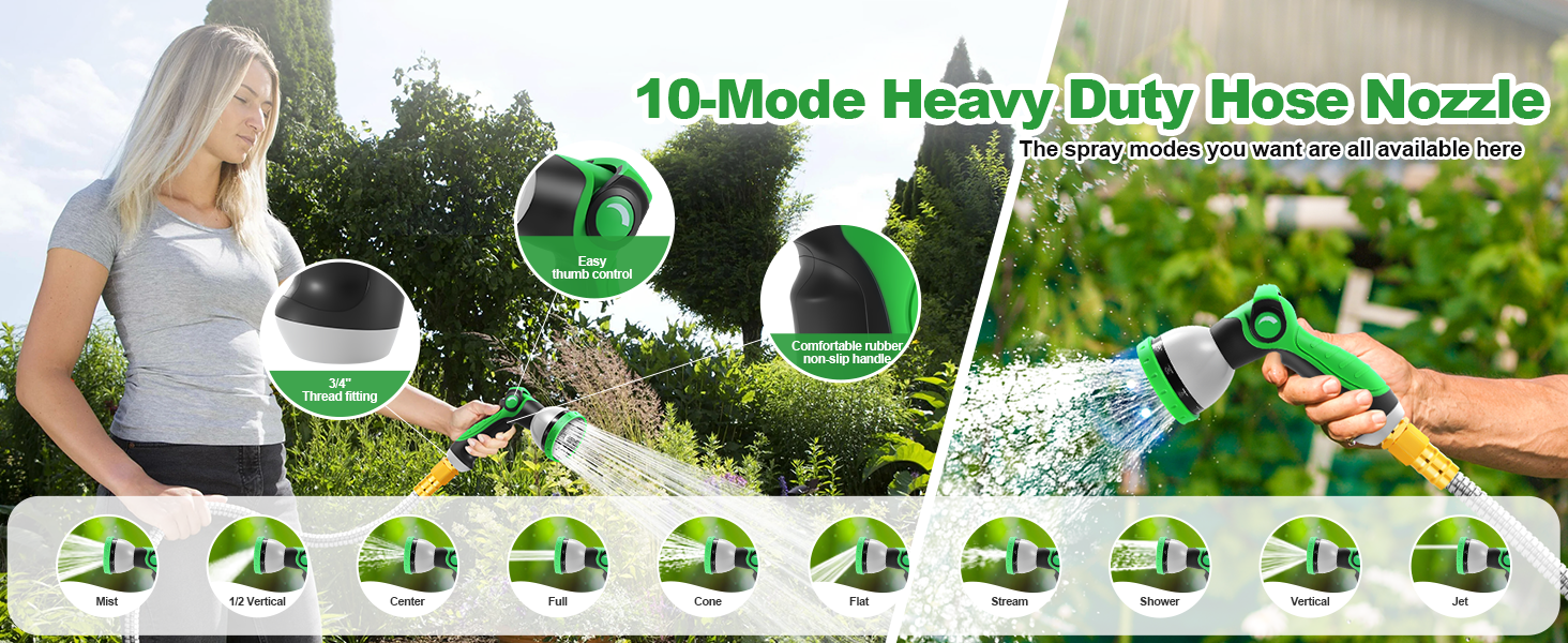 10-Mode Hose Hozzle