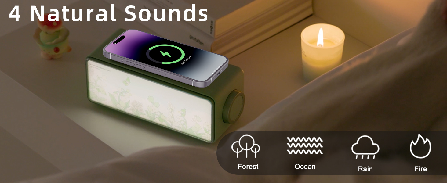 sound machine for sleep,sound machine with light,night light sound machine,rain sound machine