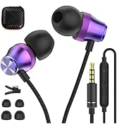 Wired Earbuds with Mic for Laptop PC Chromebook Noise Cancelling Ear Buds with 3.5mm Plug in Audi...