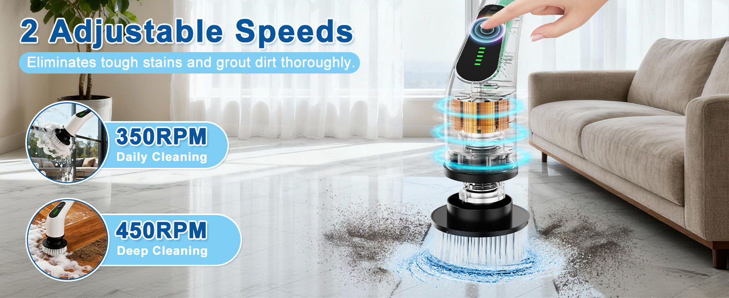 electric scrubber for cleaning