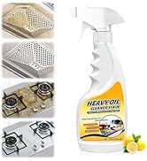 jioijioi Heavy Oil Cleaner Stain,Heavy Oil Stain Cleaner Kitchen,Clean Up Kitchen Oil Stains Spra...