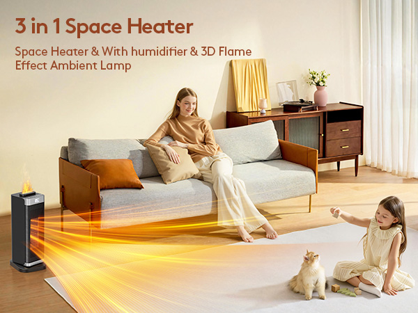Space heaters for indoor use