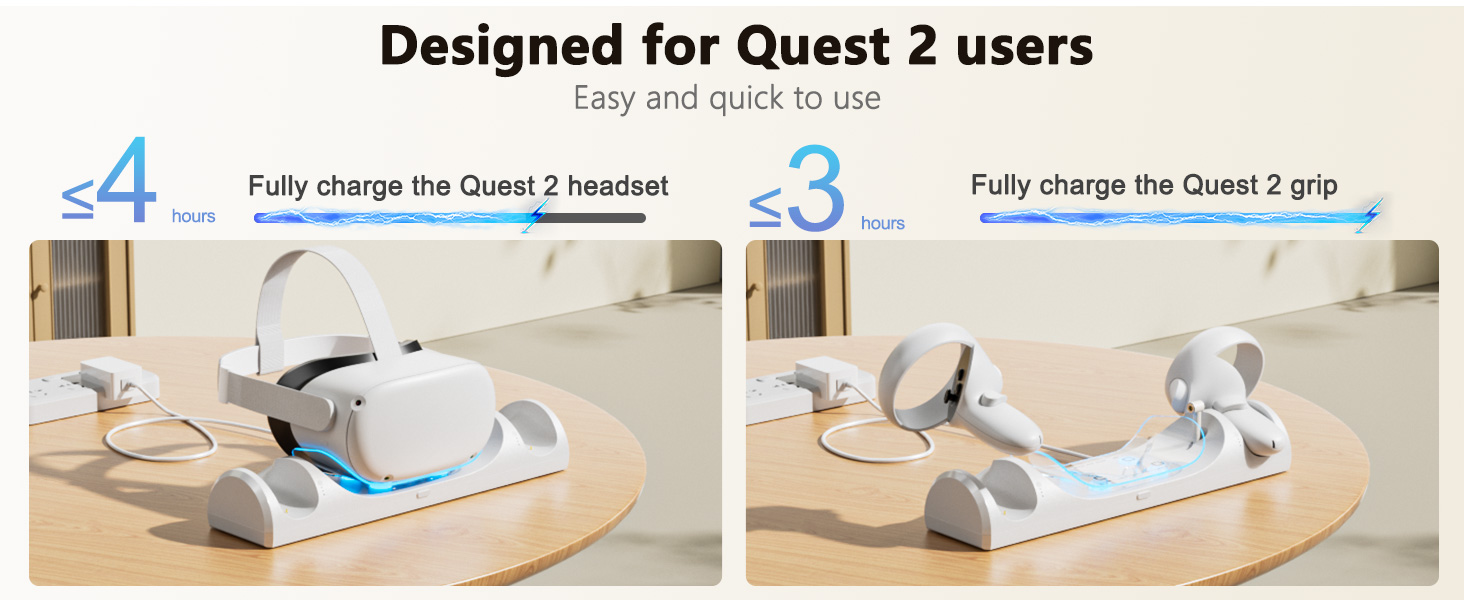 quest2 headset charging station